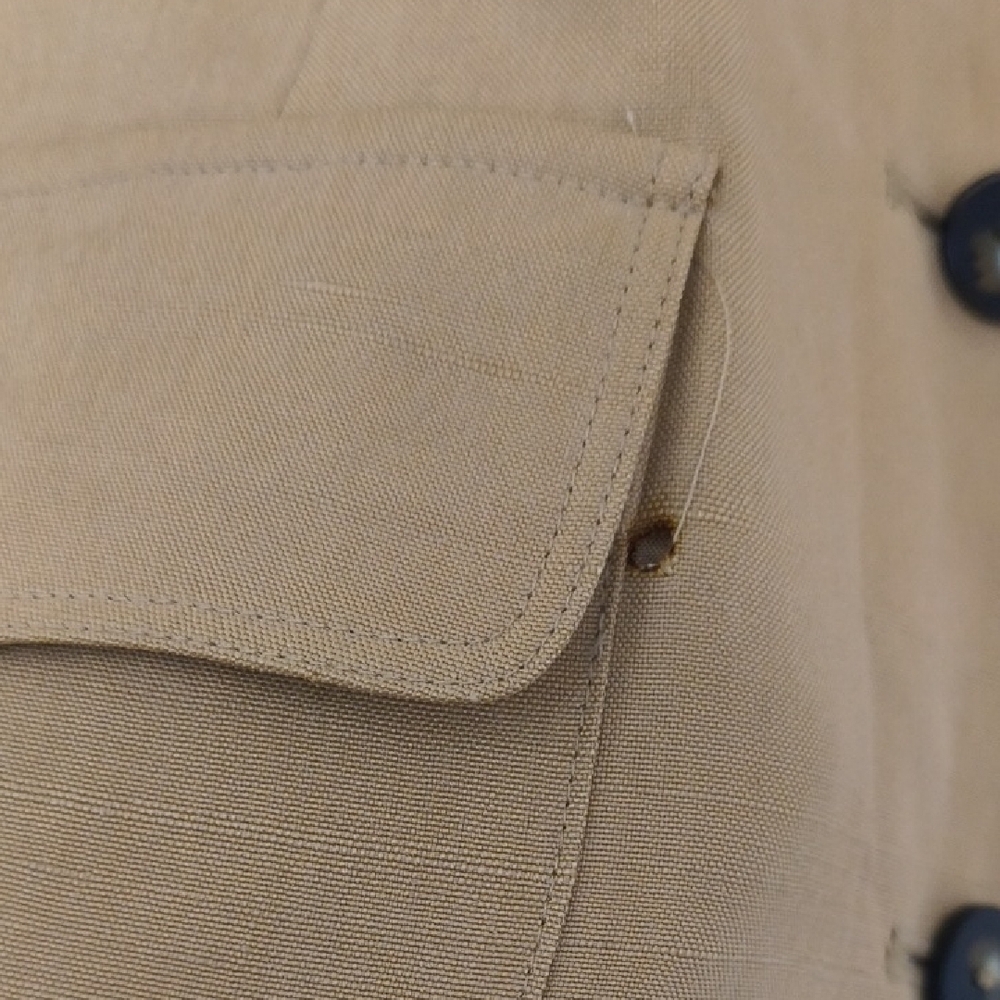 Dana Buchman Beige Short Sleeve Jacket - Picture 5 of 10